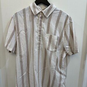 UpWest Men's Hemp Polo Shirt size Large